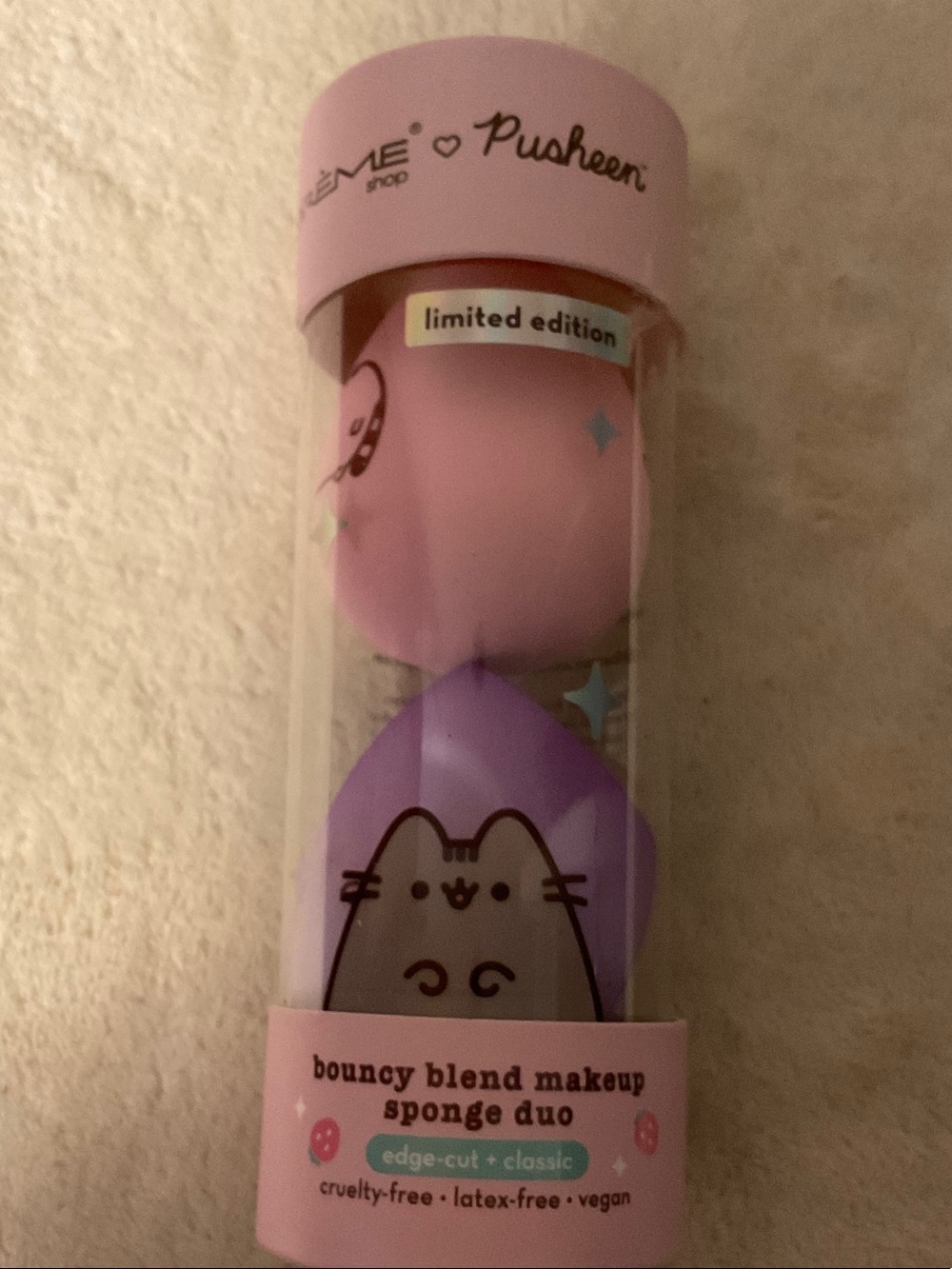 Pusheen Makeup Sponge Duo - Light Pink & Lavender